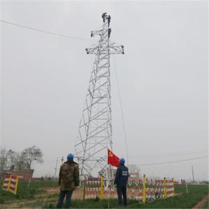 Wholesale Lattice HDG steel 33KV Transmission Line Towers from china suppliers