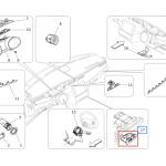 For Maserati Ghibli M157 2017-2022 Center Console AUX USB Connect Module Unit