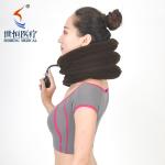 Support sleep well relieve pain inflatable brace three tubes cervical neck