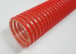 4 Inch Spiral Reinforced Flexible PVC Heavy Duty Pipe Hose For Sand Blast