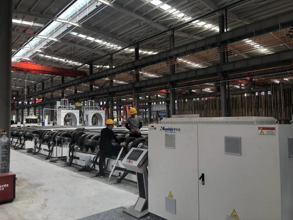 Polyurethane Spraying Foam Pre insulated Steel Pipe Manufacturing Machine DN50