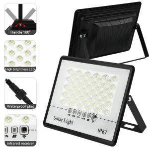 Wholesale Lens highlighting garden spotlights solar powered flood light remote control from china suppliers