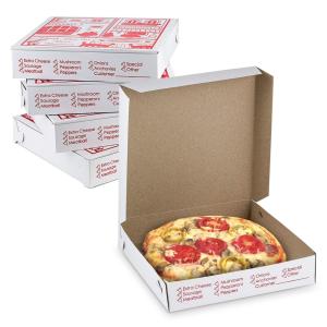 Wholesale Custom Printed Corrugated Pizza Paper Box for Fast Foods and Takeaway Restaurants from china suppliers
