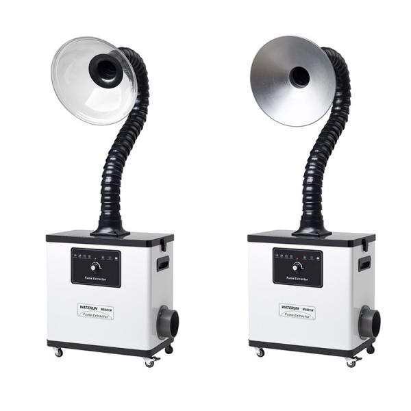 Metal body White table top fume extractor for beauty salon fume & moxibustion