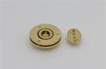 Bag making accessories customized zinc alloy handbag push lock for wholesale