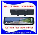 Ouchuangbo 480*272 4.3 Inch TFT LCD Display Car Rear View Mirror Monitor