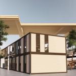Customized Color Easy Assembly Modular Prefabricated Housing for Restaurant Shop