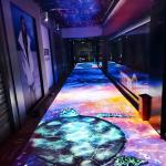 3200 Lumens Interactive 3D Floor Immersive Projector For Hotel Decoration