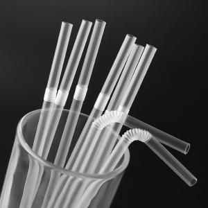 China Paper Wrap Non Plastic Drinking Straws / Biodegradable PLA Straws Customized on sale