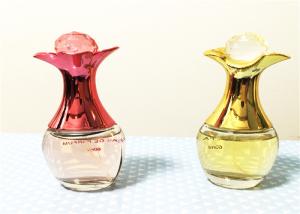 Wholesale SGS Customized Fancy Glass Empty Pump Bottles Color For Perfume Packing from china suppliers