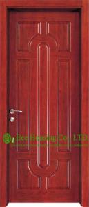 Wholesale MDF Solid Core Veneer Wood Door With Frame Moulding For Main Entrance, Double Door Wood from china suppliers