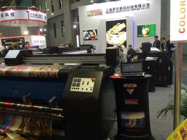 Quality Roll To Roll Directly Print Cotton Fabric Material Printer With Pigment Ink for sale
