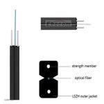 FTTH Fiber Optical Cable G657a2 Fiber 1km Factory Price 2 Core Black g652d g657a