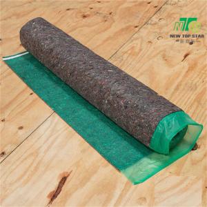 Wholesale 3mm Blue Non Woven Fabric Felt Roll Recycled Fibers For Engineered Wood from china suppliers