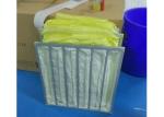 Pocket Air Filter With Synthetic Fiber Humidity Resistance Low Initial Pressure