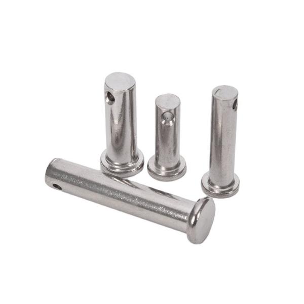 Clevis Pins Standard DIN1444 SUS304 Stainless Steel Flat Headed Dowel Pin Fixing