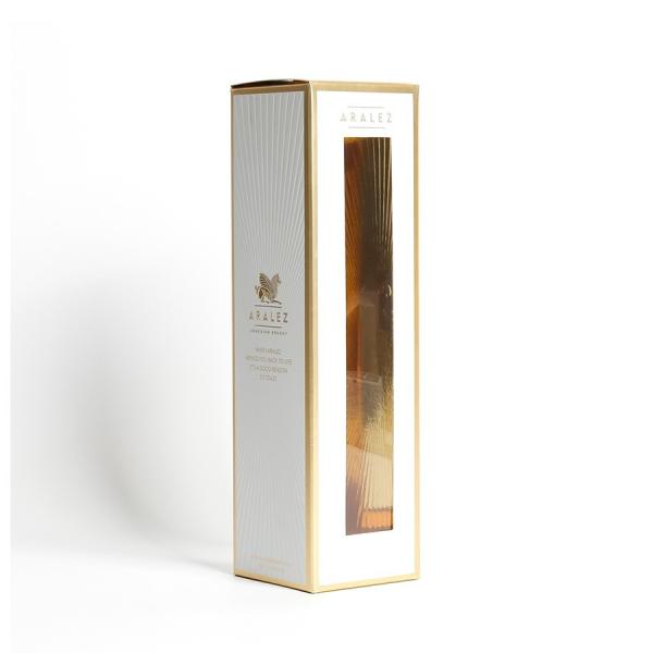 Rectangle Slotted Ivory Cardboard Box For Perfume Bottle Packaging Custom