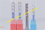 TiSiN Coating 2 Flute / 4 Flute CNC End Mill with 16 mm Diameter 65mm Cutting