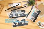 pp transparent bag with zipper slider forclothing packing, clear vinyl pvc