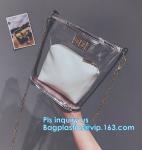 420D PVC Travel pouch shopping shoulder bag large capacity beach bag, handled