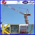 Yuanxin model 10t QTD125 self raising jib crane for sale