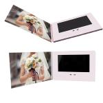 custom design video brochure for wedding, 7 inch LCD wedding video brochure