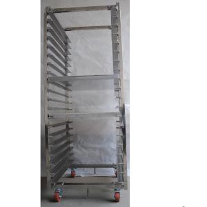 Wholesale 316 Stainless Steel baking tray trolley Movable Kitchen Equipment Cooler Bakery For Oven from china suppliers