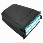 Fiber optic 40g 100g OM3 MTP MPO cassette mpo box