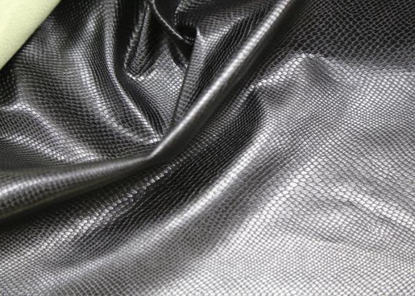 Fashion High Grade PU Leather Fabric For Handbags No Fading Hydrolysis
