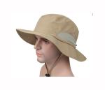 ACE Upf 50+ Wide Brim Breathable Mesh Bucket Hat Polyester / Cotton Material