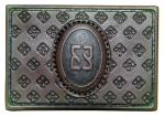 Logo embossed up Jeans Black Patch Custom Embossed Leather Patches