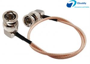China Lanparte HD SDI Video Cable BNC Male Right to BNC Right Angle Plug Pigtail Coaxial Cable RG179 on sale