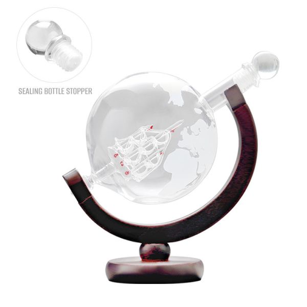 Whiskey Decanter Aerator – 710ml Crystal Oxygenating Carafe for Bulk Wholesale & Custom Branding