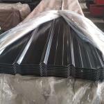 ISO9001 Certified Regular Spangle Z60 14 Gauge 6m Color Coated Corrugated PPGI