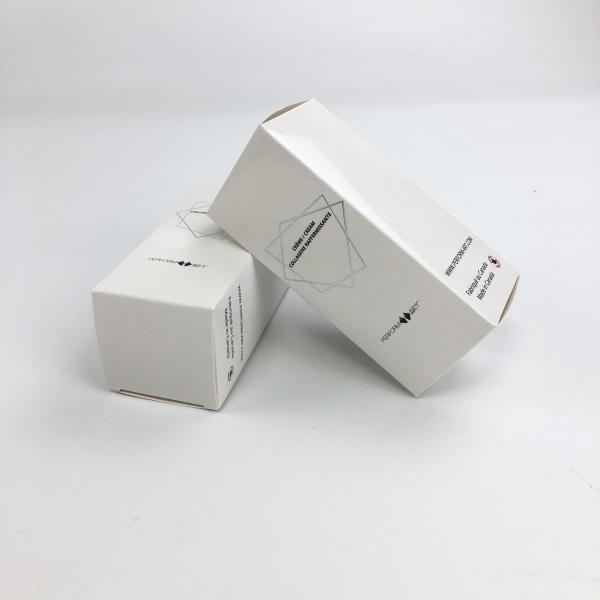 Wholesale Custom Hot Stamping Matt Film With 350g White Cardboard For Cosmetic