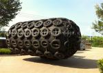 No Air Leakage Marine Yokohama Pneumatic Rubber Fender With Tire Chain Net