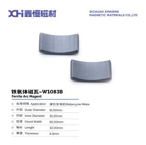 Wholesale Strong Sintered Ferrite Magnet Customized For Motorcycle Magnets W1083B from china suppliers