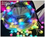 WiFi Control Rgb Christmas Fairy Light LED Leather Wire Bubble Ball Light