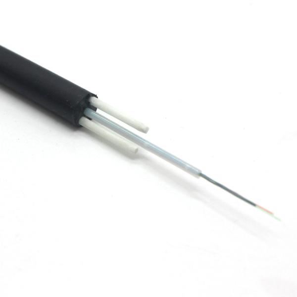 FTTX FTTH Unitube 1 2 4 6 12 24 48 Core Fiber Optic Cable , GYFXTY Optical Fiber