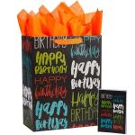 Custom Color Accepted Thick Paper Square Gift Paper Bag With Logo For Birthday