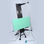 CE 200W Heated Wire Foam Cutter With Metal Tube Table Legs And Foot Switch