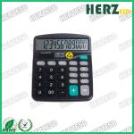 Weight 170 G ESD Office Supplies Calculator With 12 Digits / Power Large Screen