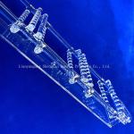 Customized Transparent Semiconductor Photovoltaic Fused Silica Boat Quartz Glass