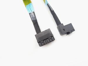 Wholesale Black Self Lock Mini 3.3ft 1.0 Meters SFF 8643 SAS Cord from china suppliers