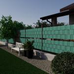 Vinyl Fence Strips Hard Pvc Frame Material Uv Resistant Made Of Pvc