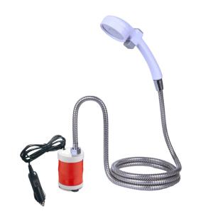 Wholesale 12V 20W Electric Submersible Pump Car Washer Handheld Faucet Set Outdoor Bath Camping Shower Kit from china suppliers
