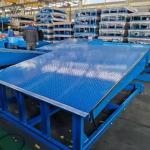 25000LBS Push Button Hydraulic Loading Dock Leveler Anti Skid Security Checkered