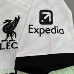 Jacquard Twill Soccer Fan Shirts Polyester Durable Green White Jersey