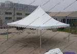 Mini Waterproof High Peak Tents / Peak Pole Tent With Transparent Sidewalls