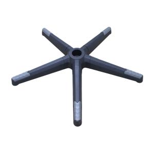Wholesale Factory Office Chair Swivel Base With Disassembly Black Nylon Bifma Tested 350mm Radius from china suppliers